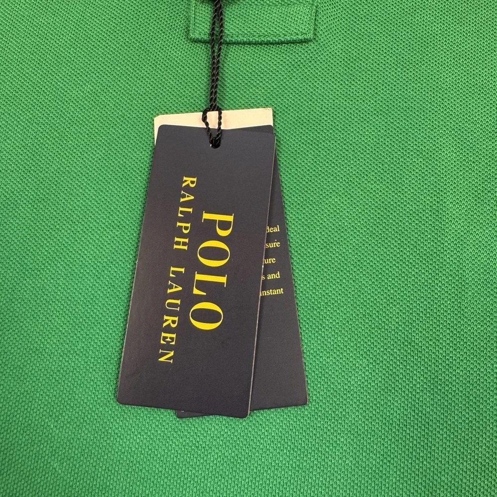 NWT Polo Ralph Lauren Big Pony Polo Mens XL Color Block Green Red Yellow